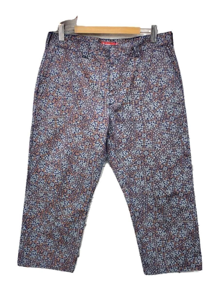 Supreme 21AW / Arbeit Hose Blumenmuster Karten/Arbeit /Hose / 36 / Baumwolle/
