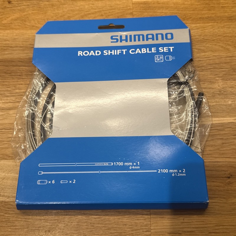 Shimano Road Bike Gear Cable Set, Outer & 2 Inners