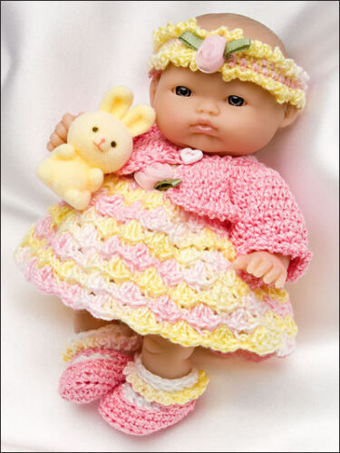 ITTY BITTY BABYS, Babypuppe Kleidung Faden HÄKELMUSTER Puppen - siehe Bilder - Bild 8 von 10