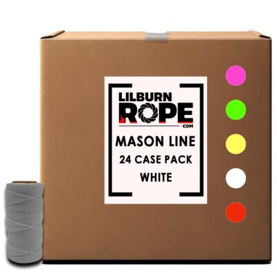 Nylon Mason Line #18 - Seine Twine for Brick Builder Construction and Gardens