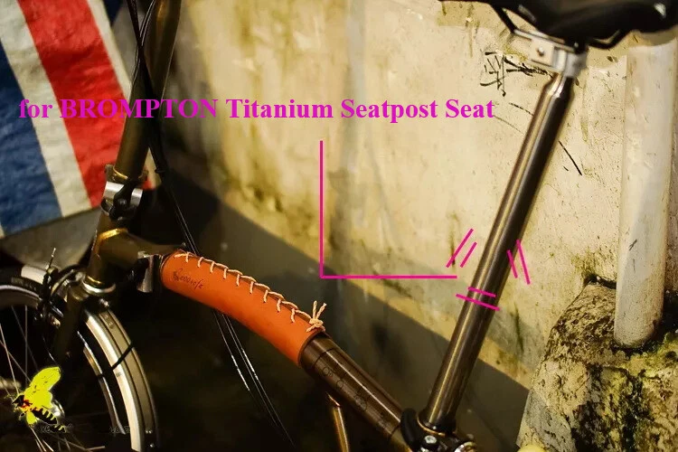 Ultra Light Titanium/Ti Seatpost Fit Brompton Bike-31.8mm*535/550/580/600-Flared - Image 2 of 4