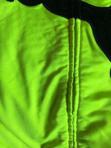 Kids Lime Green/Black Puma Long Sleeve Track Jacket Size 5 Very Nice!! - Picture 2 of 6