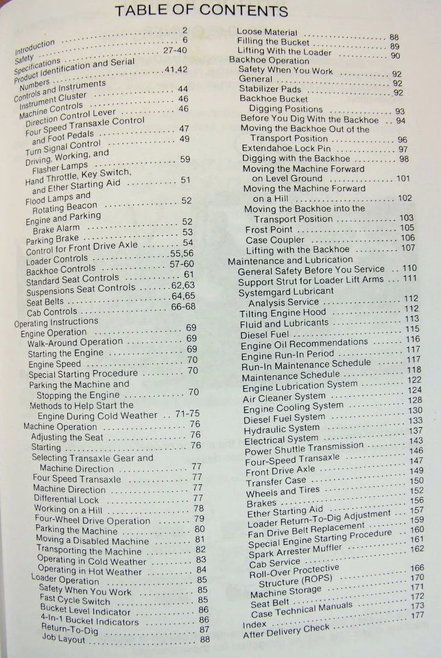 Case 580K Retroexcavadora Cargador Tractor Fase 1 Piezas de Servicio Operadores Manual Taller Set Foto 4 de 4