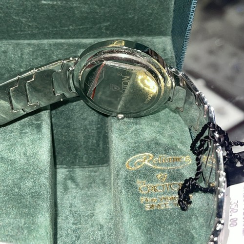 New Croton Unique lapis Dial Men’s quartz watch with date register - 第 2/4 張圖片