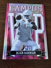 2022 Leaf Pro Set VIPBR1 - Campus VIP  Pink- Bijan Robinson - ATL Falcons