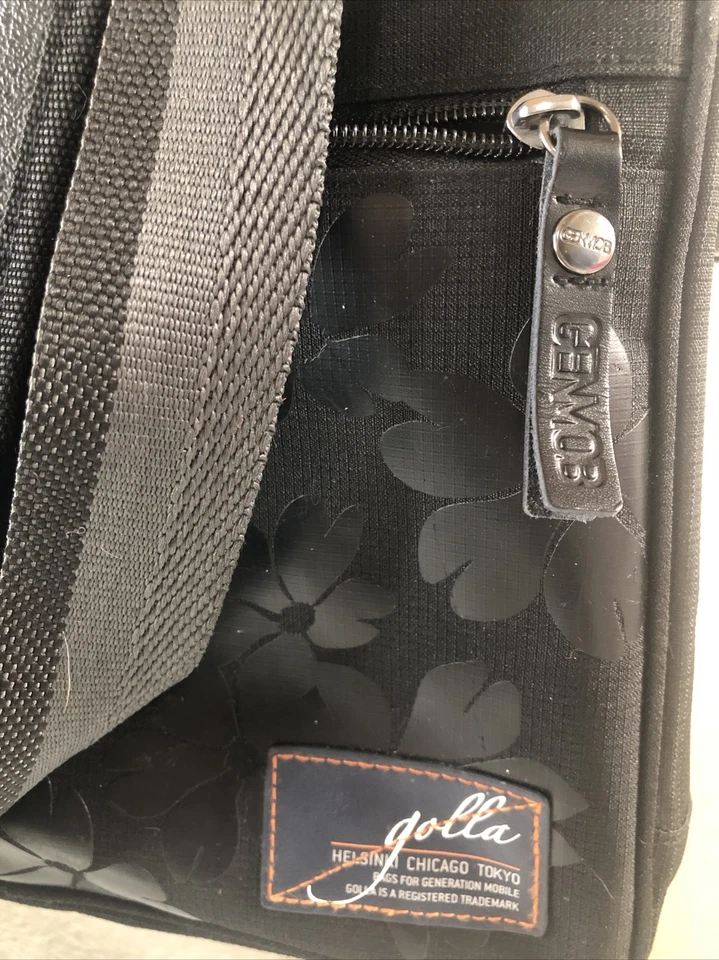 Bolso pequeño para computadora portátil Golla Genmob Helsinki Chicago Tokyo negro para tableta móvil 12x4x9 Foto 4 de 4