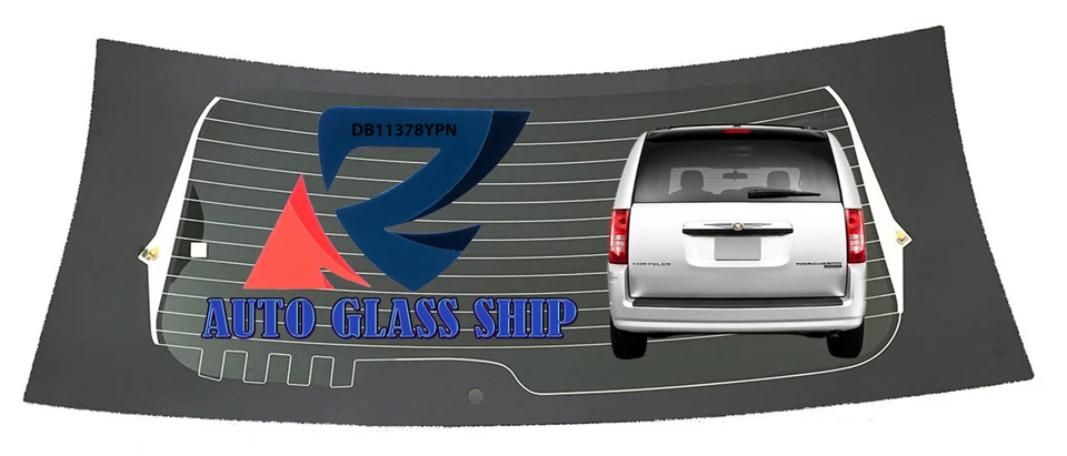 DB11378YPN Ventana Trasera Calefacción 1 Agujero Solar con Limpiaparabrisas 2008-2010 Chrysler Town & C Foto 2 de 2