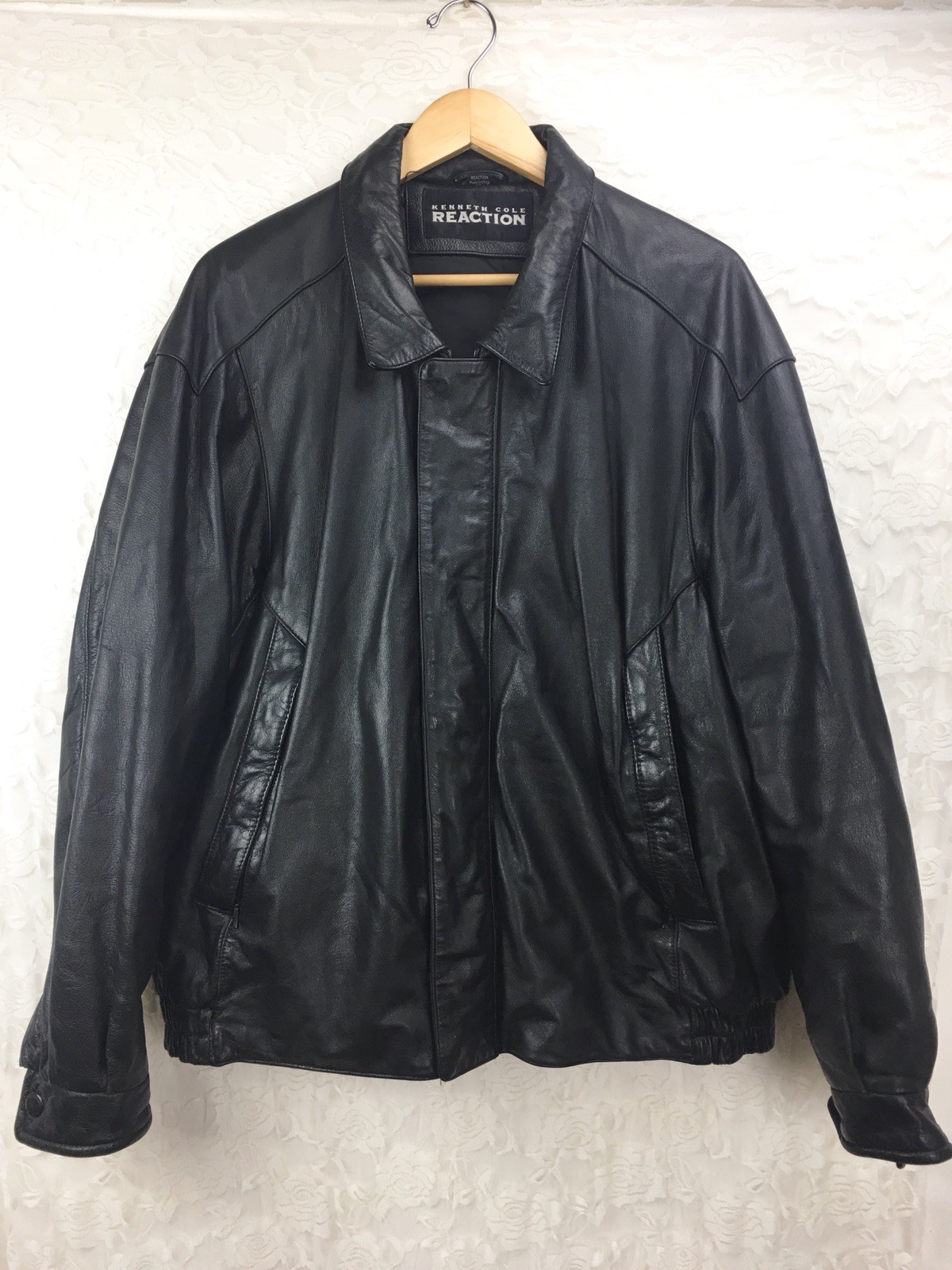 kenneth cole men's genuine leather coats & jackets