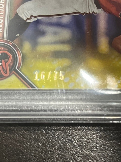 Jackson Holliday 2022 Bowman Draft 1st Edition /75 PSA  (RC,SP) view 2