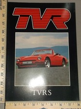TVR S Convertible Brochure  