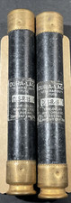 2- Bussmann Dura-Lag DLS-R-15 Fuse, Time Delay, Type D, RK5, 600 Volts, Dual Ele