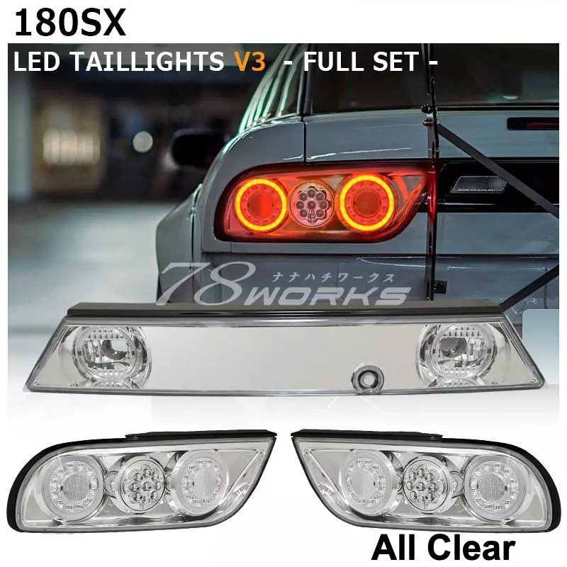 LED Tail Lights Lamps Rear Center for NISSAN SILVIA 240SX 180SX
