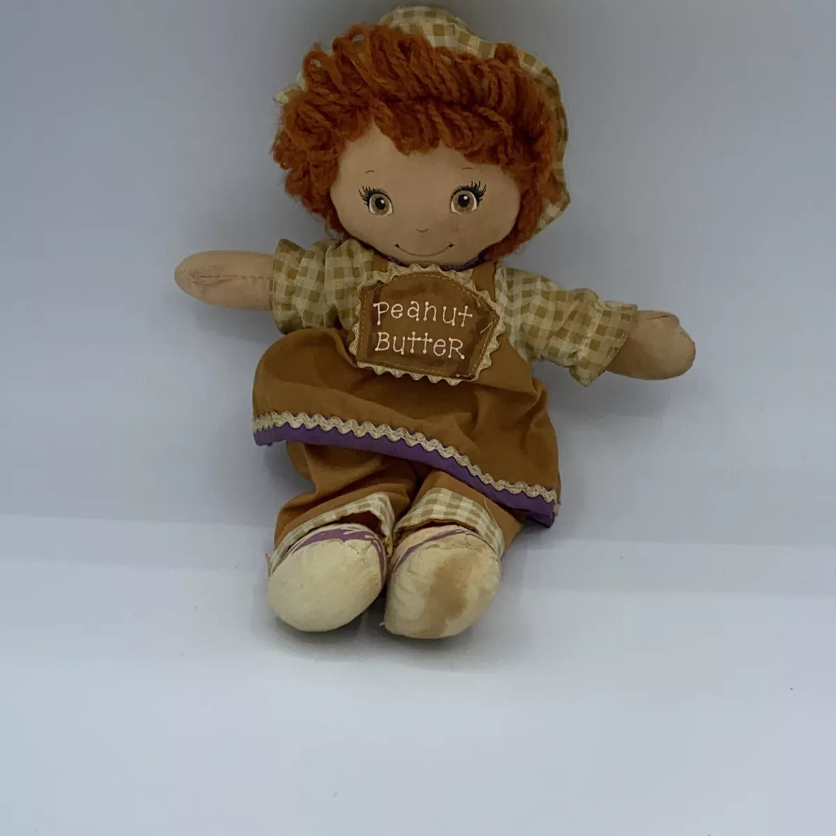 Vintage 1980 Morgan Inc. Peanut Butter Jelly Plush Doll