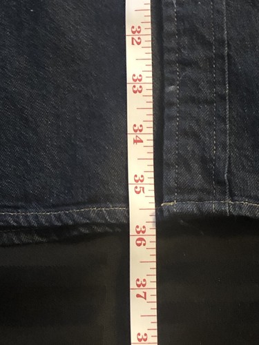 Men’s Levi’s Red Tab Blue Denim Western Snap Button Shirt Size:4XL - Picture 5 of 8