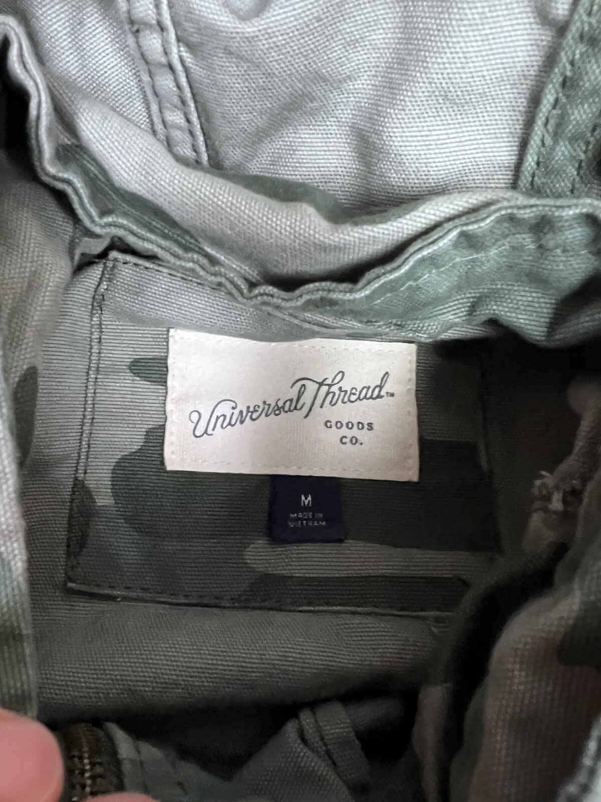 Universal Threads Jacket Womens Medium Green Camo… - image 9