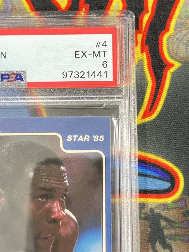 1985 Star Lite 4 Michael Jordan Rookie RC PSA 6 EXMT East AllStar eBay