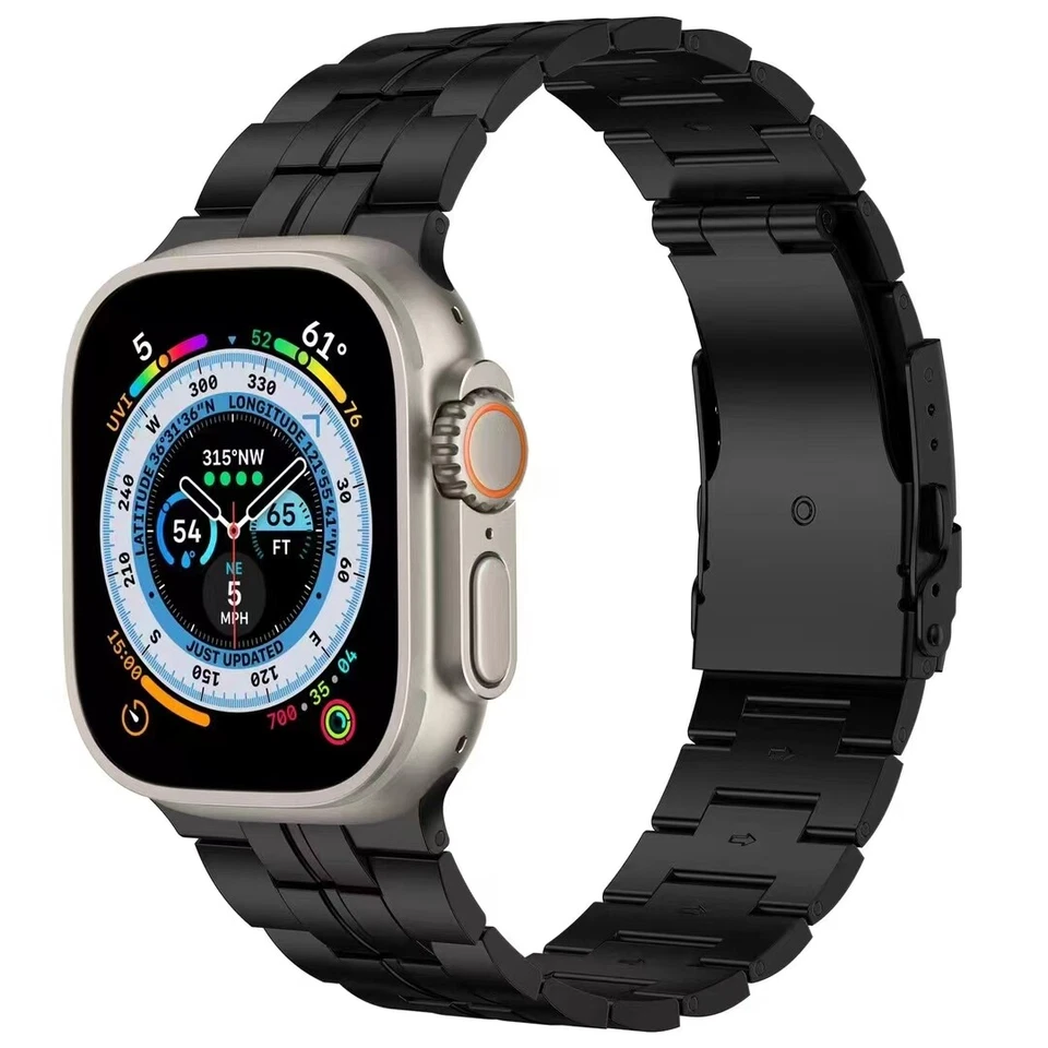 Titanium Band Watch Strap for Apple Watch Ultra 49mm Series 8 7 SE 6 5 4 3 2 1 - Image 2 of 4