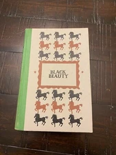 Black Beauty by Anna Sewell 1954 Hardcover Illustrated Junior Deluxe Edition