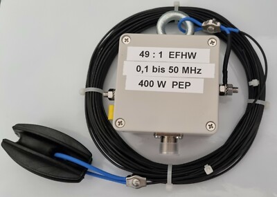 EFHW -  20/15/10 m     3 - Band  400 Watt  PEP  Langdrahtantenne 