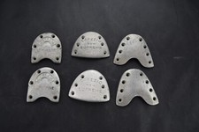 Vintage Amazing Capezio Duo Tone Tap Heel Plates Complete Set of 6