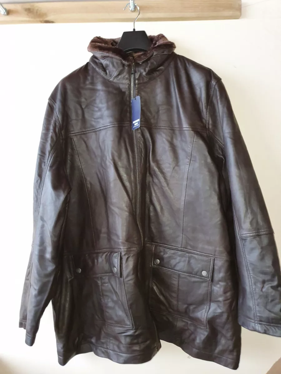 Premier man deals leather jacket