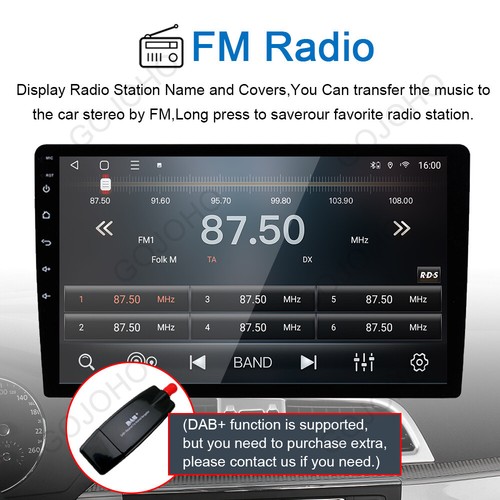 4+64G For 2014-2018 Jeep Cherokee Android 13 Carplay Car Stereo Radio GPS Navi - Foto 9 di 20