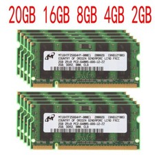 Micron 16GB 8GB 4GB 2G PC2-6400S DDR2 800Mhz 200pin SODIMM Laptop Memoria RAM IT