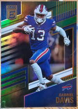 2022 Panini Donruss Elite Gabriel Davis #51 Green Parallel