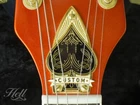 "SPADE" 100% Brass Truss Rod Cover (Gold). Fits most Gretsch® style guitars.
