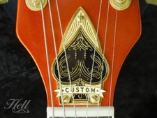 "SPADE" 100 Brass Truss Rod Cover Gold . Fits most Gretsch style guitars.