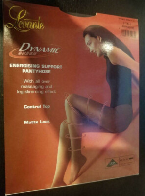 Levante Dynamic Sheer Pantyhose Size 3 Tall Antracite-----S99