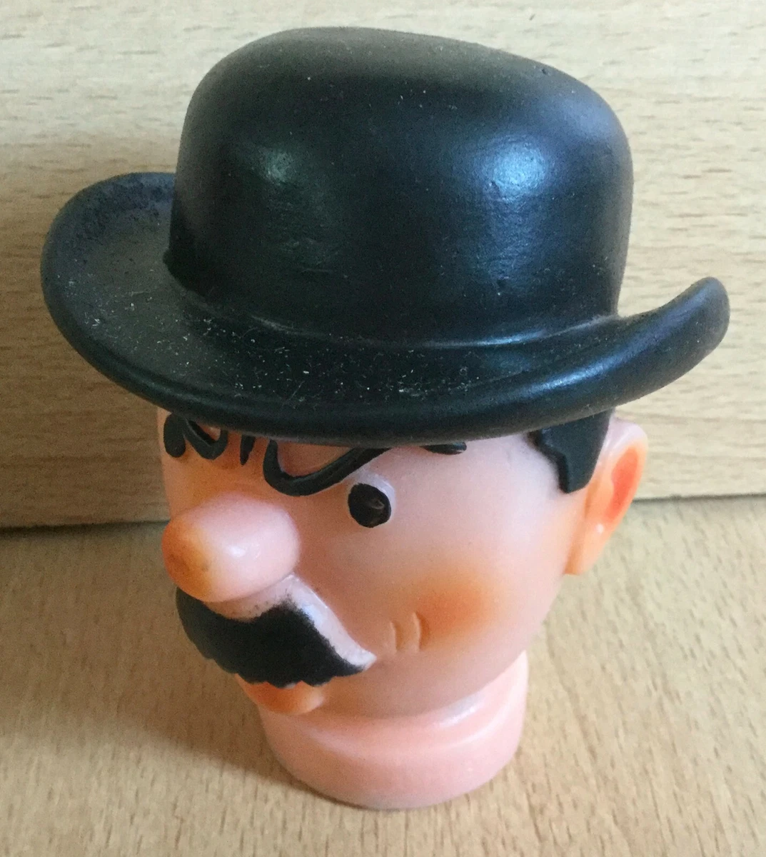 FIGURINE PVC TINTIN KUIFJE HERGE TETE BUSTE EN PLASTIQUE MARQUE CESAR DUPOND