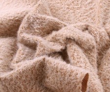 Mohair Teddybär Stoff Steiff Schulte beige auf sand 9 mm spärlich Vintage Style