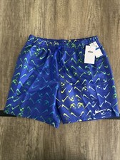 Nike Men's Swim Shorts Digi Swoosh Ombre Lap Size MEDIUM Blue NESSD516-418 NWT
