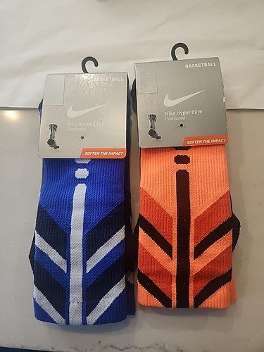 2 Nike Men's Hyper Elite Basketball Crew Socks 2014 Size: Men 6-8, Women 6-10