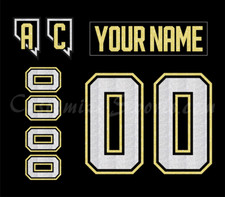 Henderson Silver Knights Customized Number Kit For 2023-Present 3rd Uniform