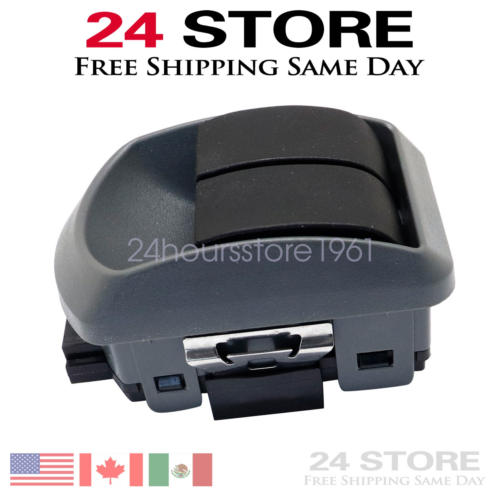 Kenworth P27-1070 Door Window Switch – Rocker Style, Gray, Fits