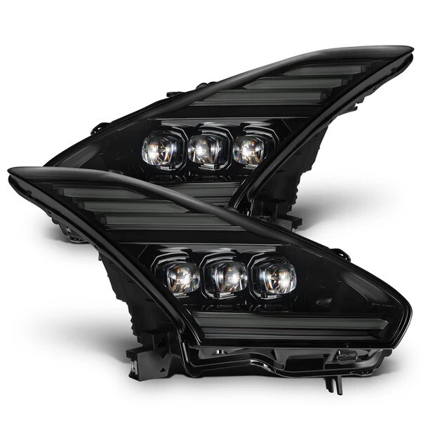 For 09-24 Nissan GT-R R35 Alpha Black Nova LED Projector