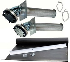 Kit bocchette di riempimento pellet 45° set di 2 (frizione Storz-A) e tappetino antiurto