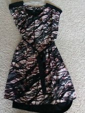 Black Abstract Plus Size dress