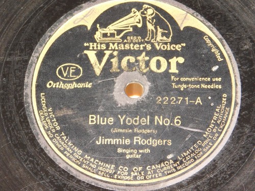 78 Jimmie Rodgers Victor 22271 Blue Yodel No. 6 / Yodeling Cowboy - Picture 3 of 3