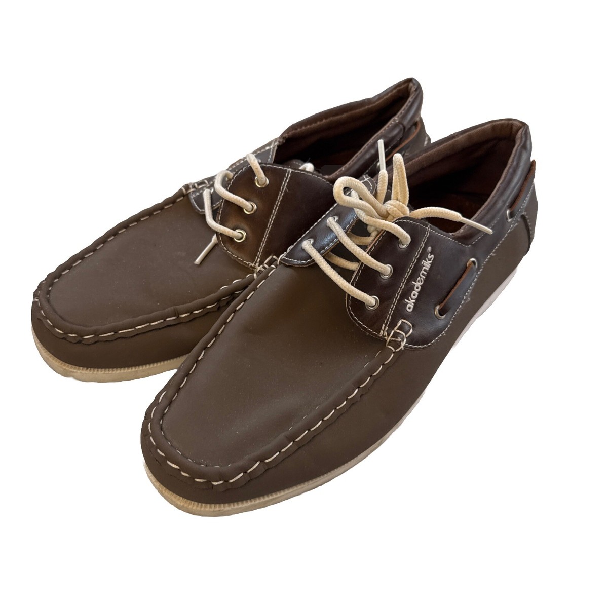 Akademiks Boat Shoes Size 8 1/2 Brown | eBay