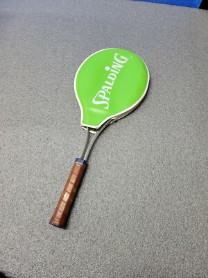 Raquette De Tennis Vintage Spalding Rebel Pro, Années 80, Avec Housse, Taille Moyenne