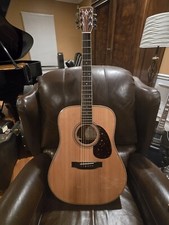 k yairi acoustic guitar dy-75 with case