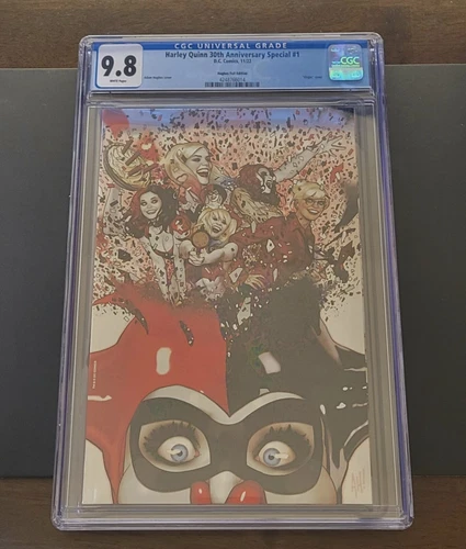 Harley Quinn 30th Anniversary Special #1 Hughes 1:100 FOIL EDITION CGC 9.8