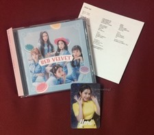 Red Velvet Cookie Jar 2018 Taiwan CD Yeri Card Japanese Lan.