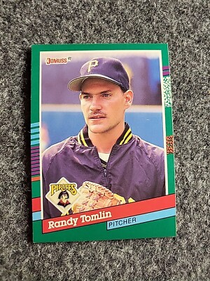 1991 Donruss - #725 Randy Tomlin (RC) + 5 Random Bonus Cards!