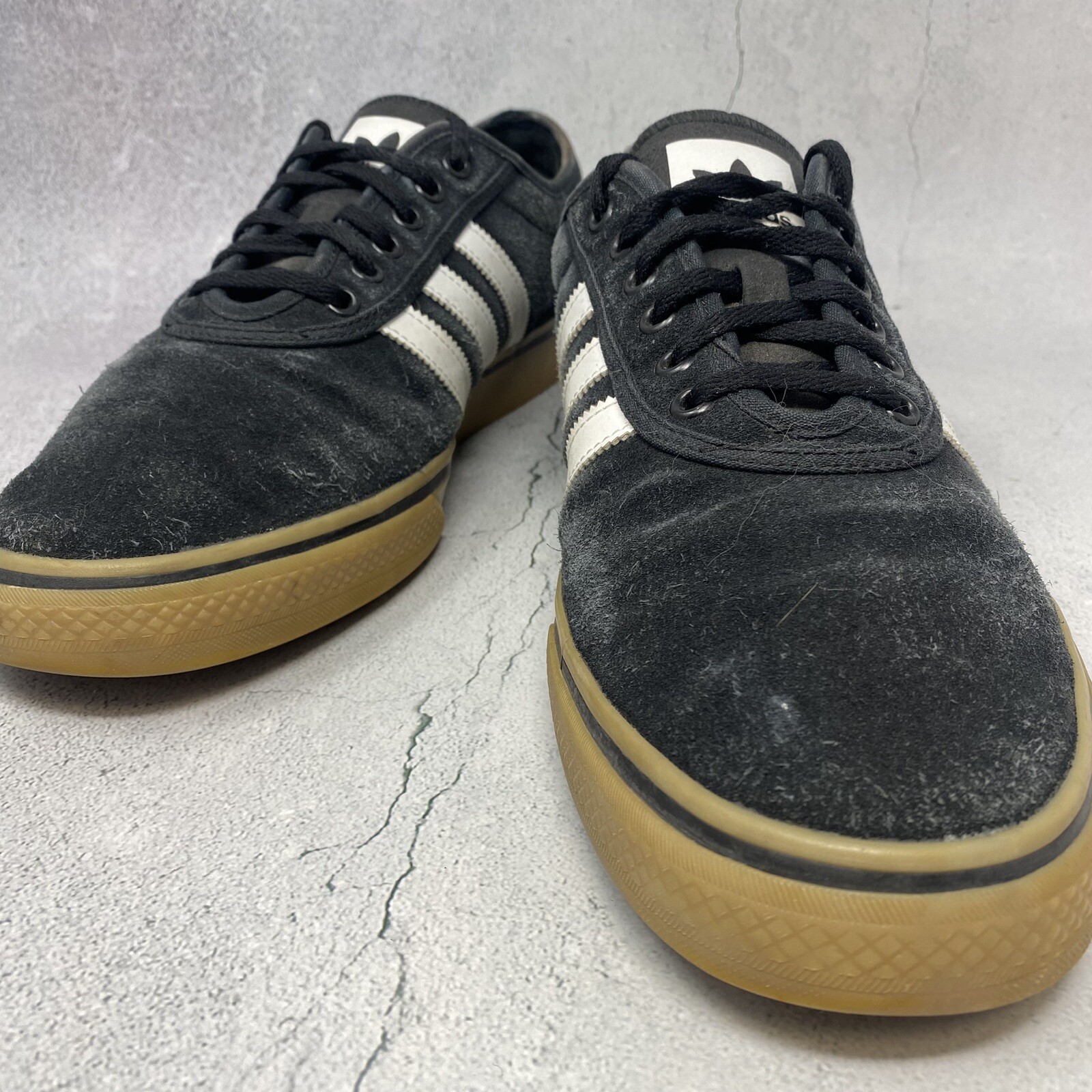 adidas EE6107 Black Adi-Ease Lace Up Mens Skate Sneakers Shoes Casual Sz 12.5 M thumbnail 6