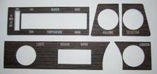 1970-1972 Buick Skylark Gs Gsx Walnut Woodgrain Dash Applique. Cars Wo Ac