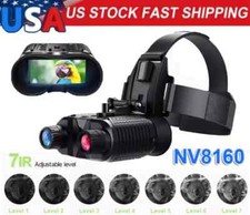 NV8160 Night Vision 8X Binocular for Hunting Infrared Digital Head Mount Goggles
